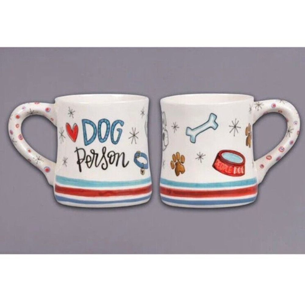 Dog Person Mug Coffee Tea Cup Dogs Magnolia Lane 16 Oz Sturdy Drinkware